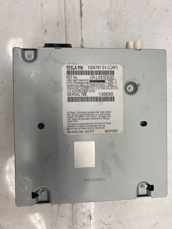 1004787 01 C ⭕2012-2020 Tesla Model S Satellite Radio Receiver Tuner Module Unit 1004787-01-C