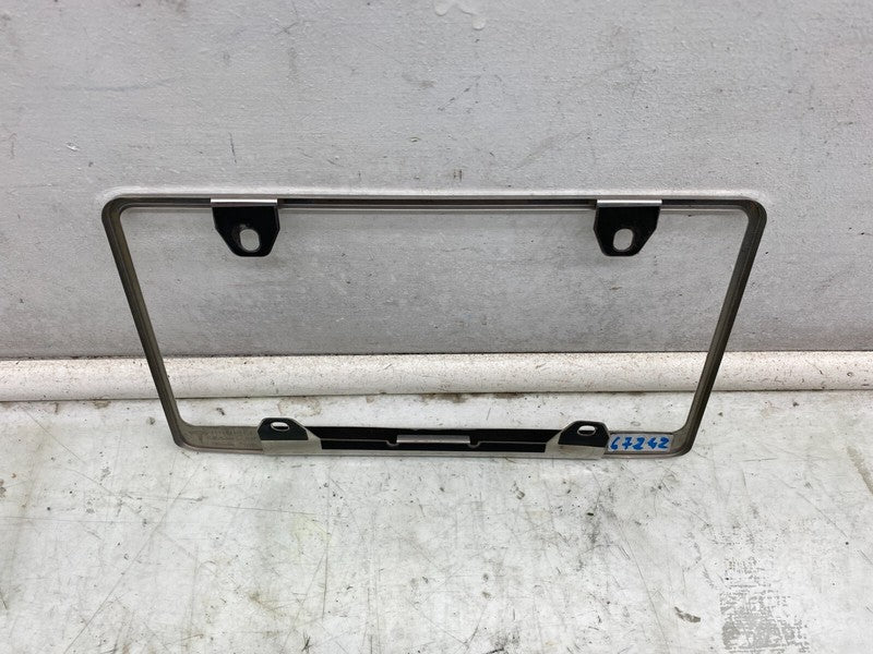 1096845-00-A ⭕ 2017-2023 Tesla Model 3 Rear Chrome License Plate Frame Assembly 1096845-00-A