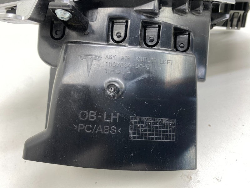 1007834 00 C ⭕ 12-15 Model S Driver Side A/C Air Vent Outlet Trim Panel Left LH 1007834-00-C