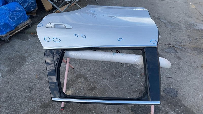 2011-2018 Porsche Cayenne Rear Driver Side Door Shell Panel Left Silver - LX7W