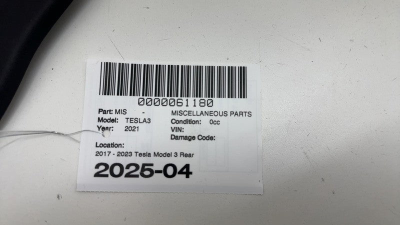 113281200A ⭕ 2017-2023 Tesla Model 3 M3 Rear Trunk Interior Trim Cover Garnish 1132812-00-A