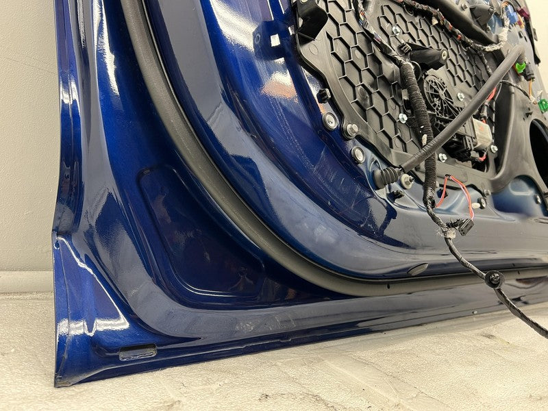 1081421-E0-C ⭕ 2017-2020 Tesla Model 3 Front Door Shell Panel Left Blue - PPSB 1081421-E0-C