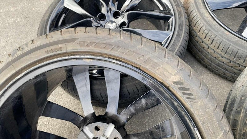 ⭕ 16-20 Model S Wheel Rim Front 21x9.0 Arachnid Rear 21x8.5 w/ Tire 24