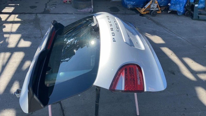 2011-2014 Porsche Cayenne S Rear Trunk Hatch Tailgate Liftgate Shell Silver LX7W