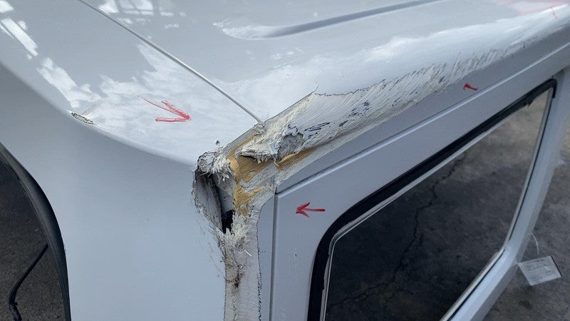 ⭕ 11-18 Jeep Wrangler 4-Door Hard Top Panel Roof Cab Clip White - PW7