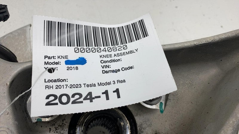 ⭕ 17-23 Model 3 Rear Right Spindle Knuckle Dust Shield + Wheel Hub 104