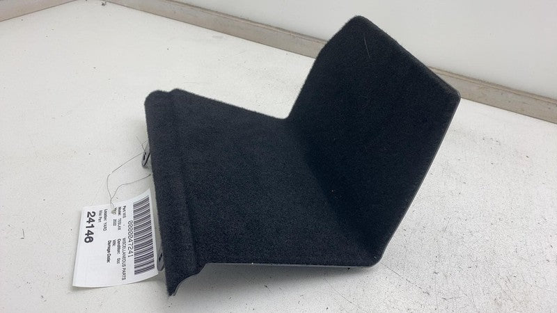 162866800A 21-23 Tesla Model X Rear Trunk Wing Soft Trim Carpet Pocket Bracket 1628668-00-A