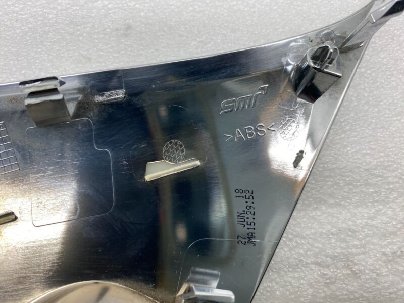 2287.3003 ⭕ 17-20 Model 3 Left Exterior Door Mirror Lower Mounting Cover Chrome 2287.3003