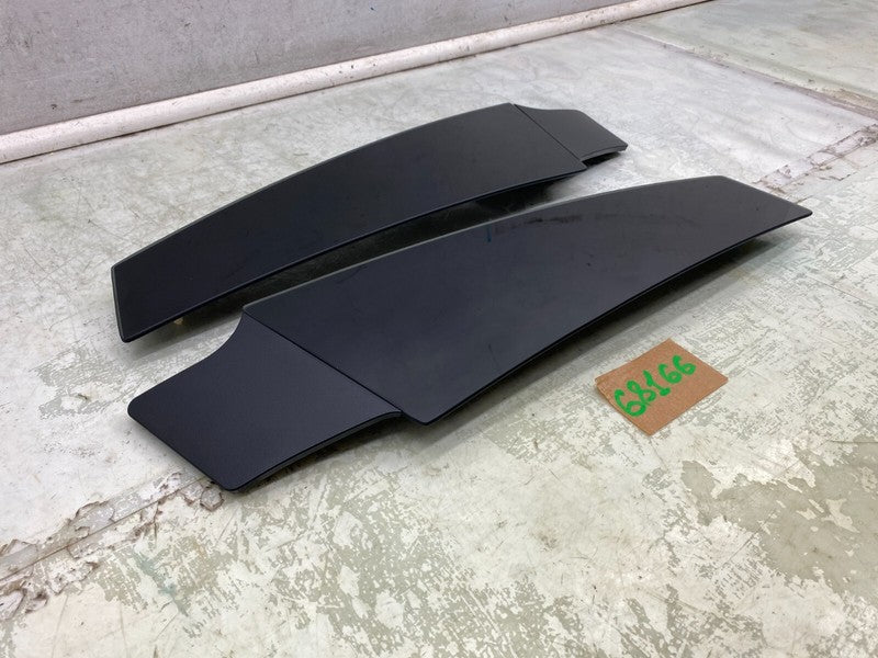 14942 ⭕ 2012-2015 Tesla Model S PAIR Left & Right B-Pillar Molding Applique Glass Trim