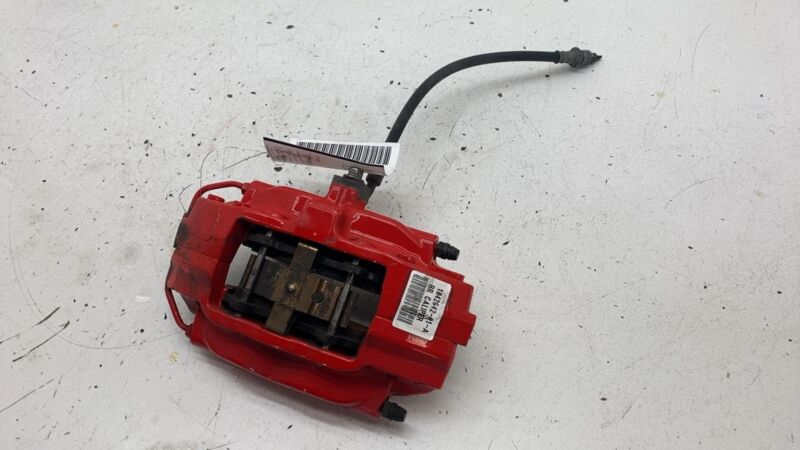 1042642-01-A 2012-2020 Tesla Model S Rear Passenger Side Caliper Red w/ Brake Hose Line Right