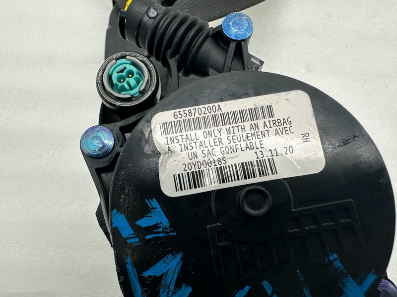 1081279 01 H ⭕ 2017-2023 Tesla Model 3 Front Side Seat Belt and Retractor Right 1081279-01-H