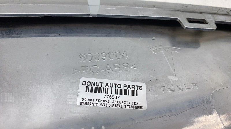 ⭕ 2012-2015 Tesla Model S Rear Bumper Valance Diffuser Cover Chrome Tr