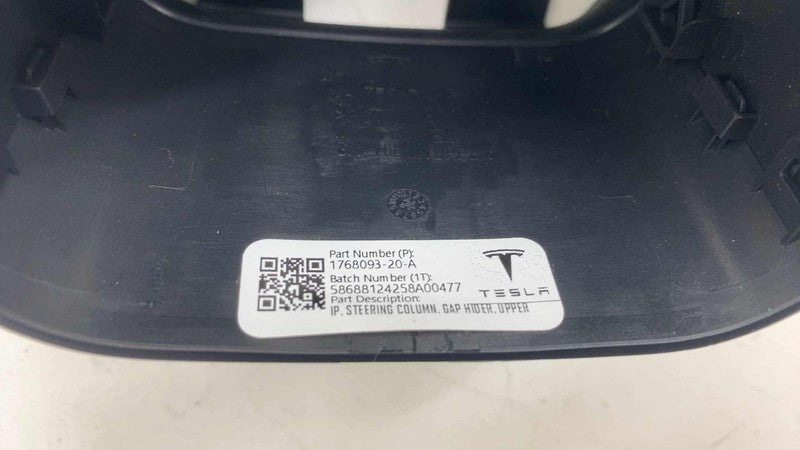176809320A ⭕ 24-25 Model 3 M3 Instrument Panel Steering Column Upper Gap Hider 1768093-20-A