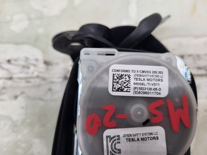 102313605D ⭕ 2016-2020 Tesla Model S Rear Right 2nd Row Seat Belt & Retractor 1023136-05-D