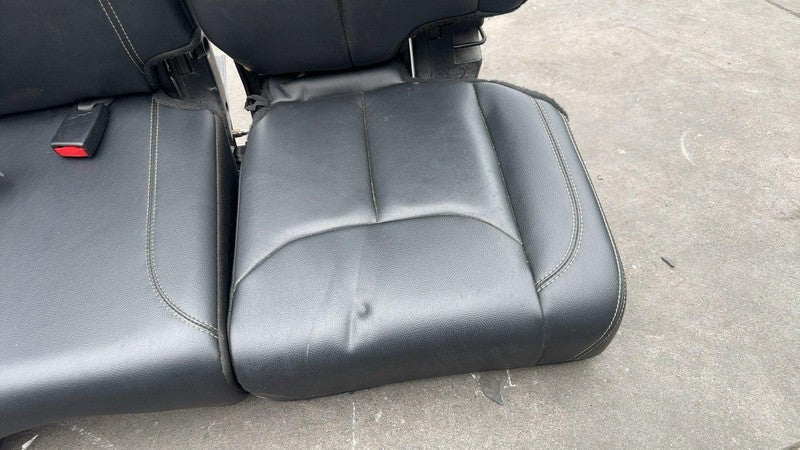 ⭕ 2011-2017 Jeep Wrangler Rear Left & Right 2nd Row Seat Black Leather Assembly