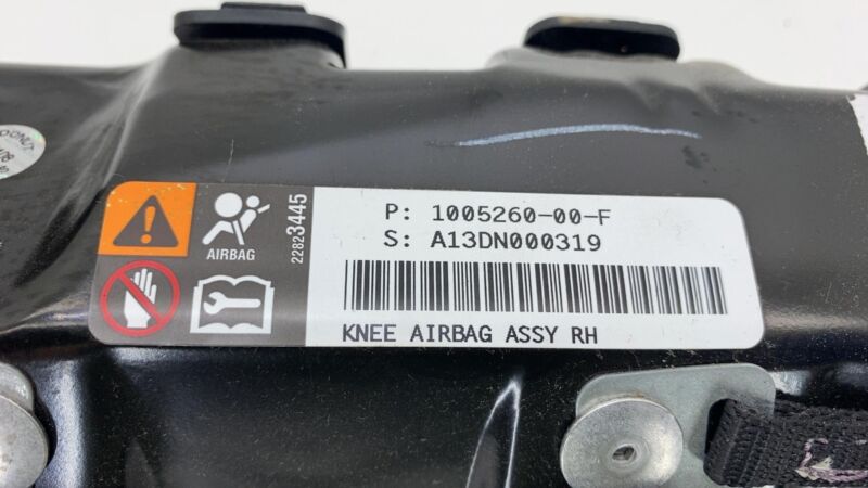 100526000F 2012-2015 Tesla Model S Front Passenger Side Lower Knee Airbag Right RH Assembly