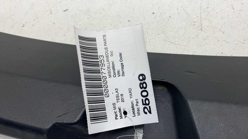 1086315-00-D ⭕17-23 Tesla Model 3 Rear Trunk Garnish Sill Trim Cover Scuff Panel 1086315-00-D