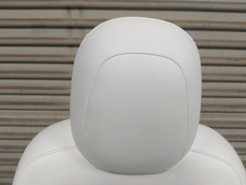 ⭕ 2017-2022 Tesla Model 3 Front Passenger Side 1st Row Seat Leather White Right