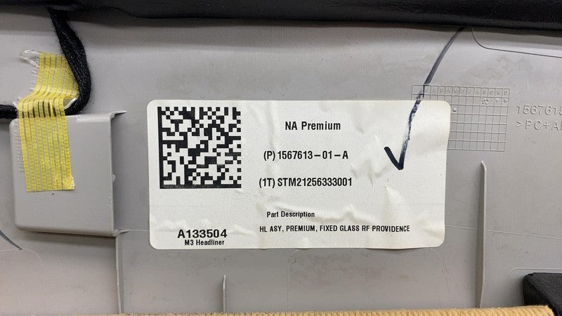 ⭕ 17-23 Model 3 Roof Headliner Ceiling Panel Trim Cover & Speaker 1567