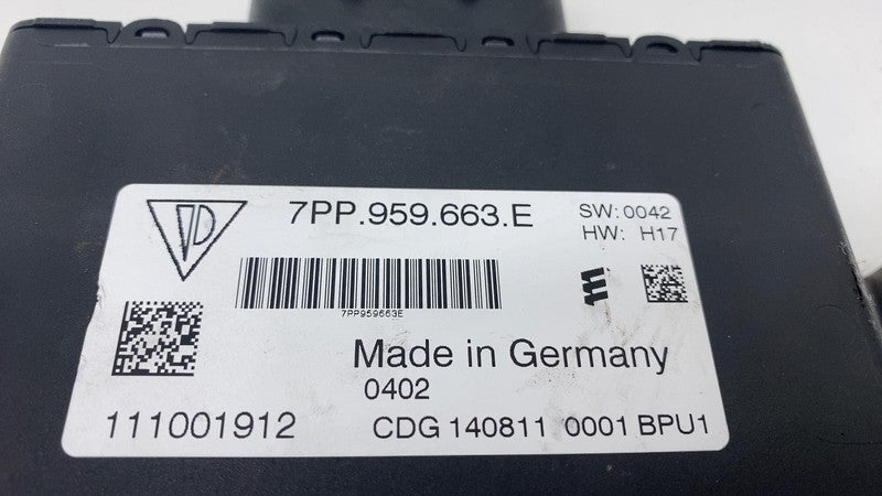 7PP959663E 2011-2018 Porsche Cayenne S Start Stop Voltage Stabilizer Control Module Unit