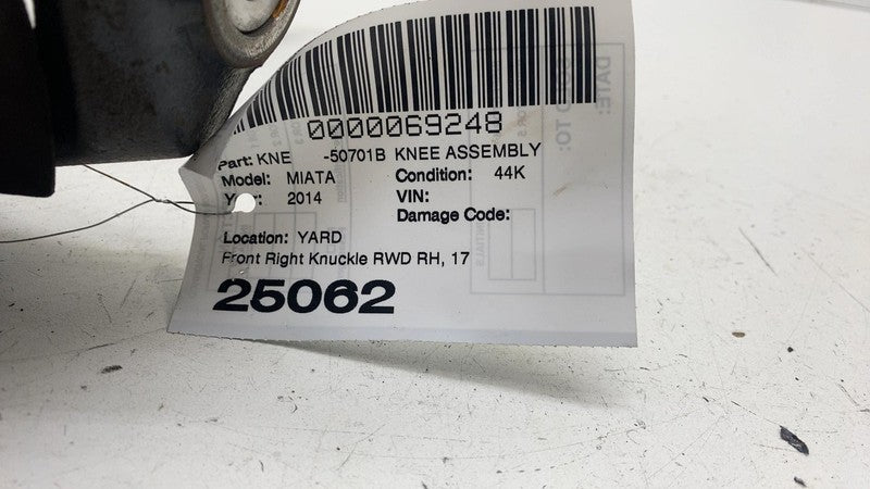 ⭕09-15 Mazda MX-5 Miata Front Right Spindle Knuckle Wheel Hub w/ Dust Shield RWD