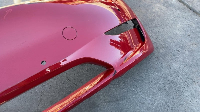 ⭕ 20-23 Model Y Front Bumper Cover Red - PPMR w/ Park Sensor Type 1493