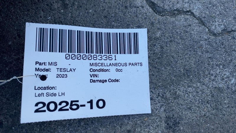 ⭕ 2020-2024 Model Y Front Driver Side Upper A to B-Pillar Structural C