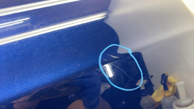 2012-2015 Tesla Model S Rear Passenger Side Door Shell Panel Right Blu