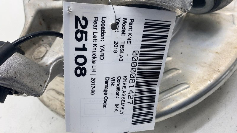 1044411-00-F ⭕ 2017-2023 Tesla Model 3 Rear Left Spindle Knuckle w/ Hub & Shield 1044411-00-F