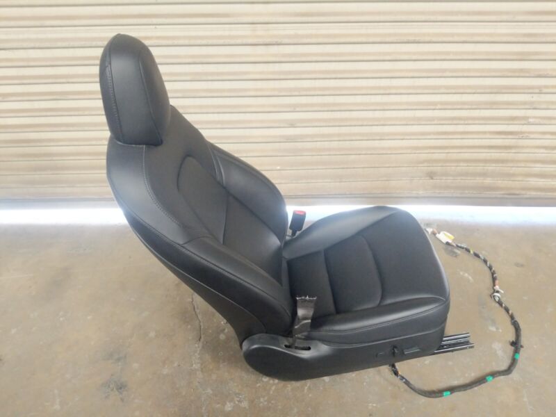 ⭕ 2017-2022 Tesla Model 3 Front Passenger Side 1st Row Seat w/ Rail Track Right