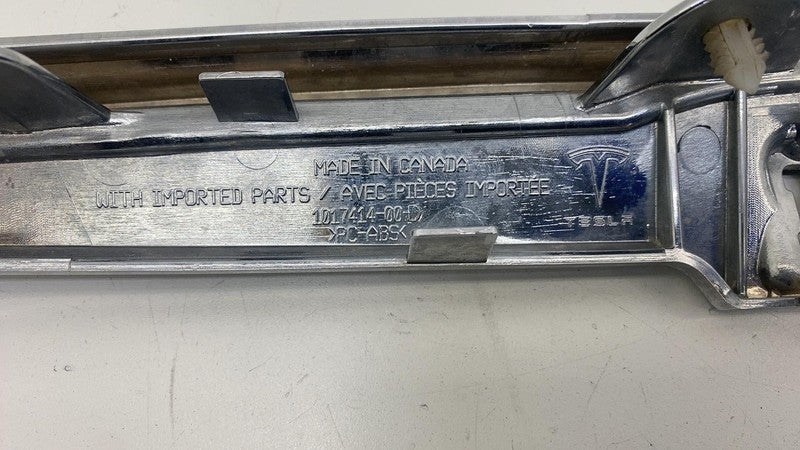 ⭕ 2012-2015 Model S Front Bumper Grille Chrome Surround Bright Trim 10
