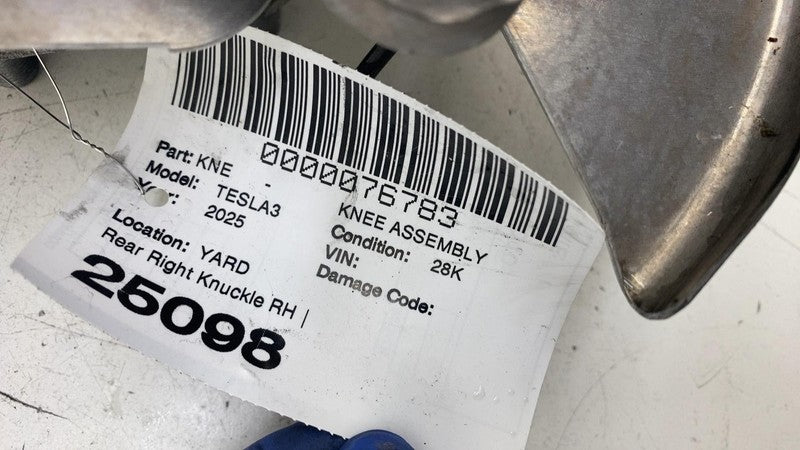 134441610D ⭕ 24-25 Tesla Model 3 Rear Right Spindle Knuckle Hub & Dust Shield 1344416-10-D