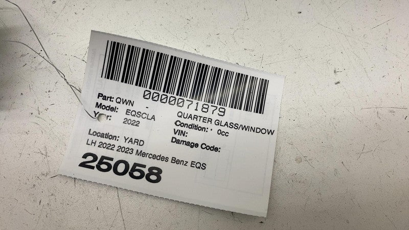 A2977202900 ⭕ 2022-2023 Mercedes Benz EQS 580 Front Driver Door Glass Vent Left A2977202900