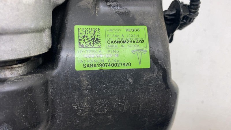 111071100B ⭕17-20 Model 3 A/C Air Conditioner Compressor Pump w/ Mount Bracket 1110711-00-B