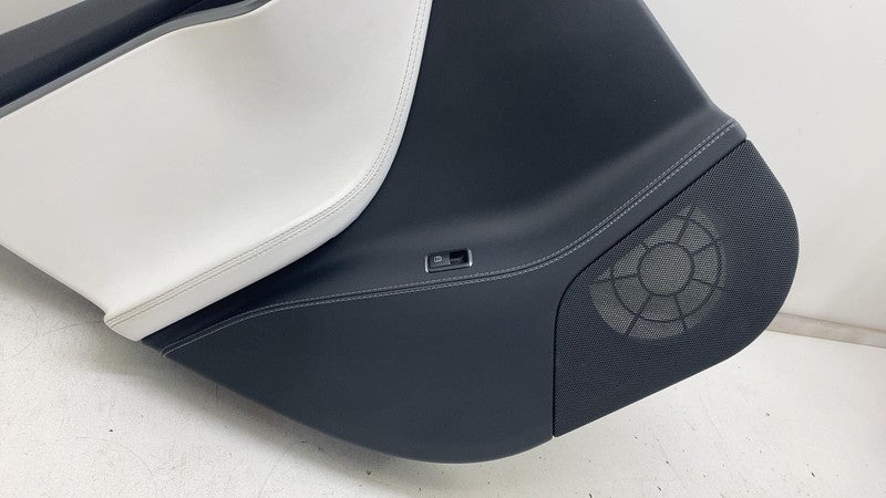 2012-2020 Tesla Model S MS Rear Left Interior Door Panel Trim Card Cover White