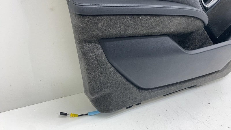 ⭕ 14-21 BMW i3 I01 Front Driver Side Interior Door Panel Trim Cover Gray Left LH