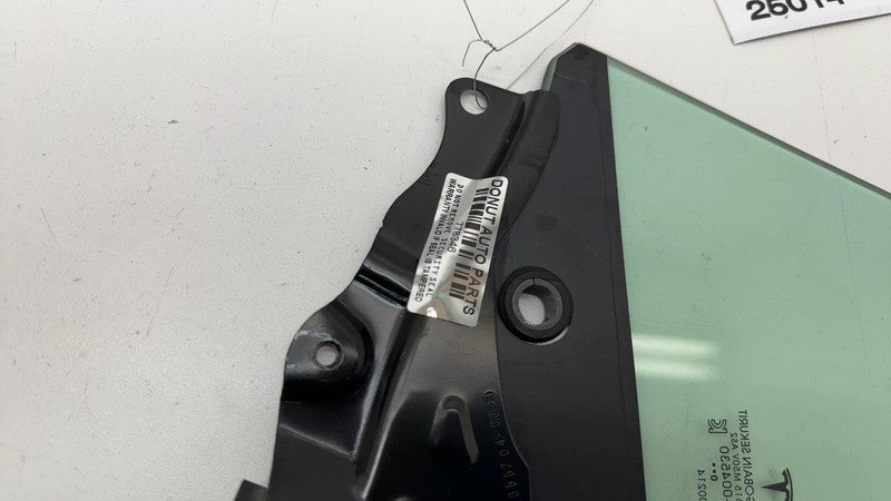 ⭕2016-2020 Tesla Model X Front Right Quarter Vent Door Window Glass 10