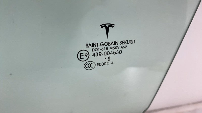 43R-004530 ⭕ 2017-2019 Tesla Model 3 Front Driver Side Door Window Glass Left (Single Pane)