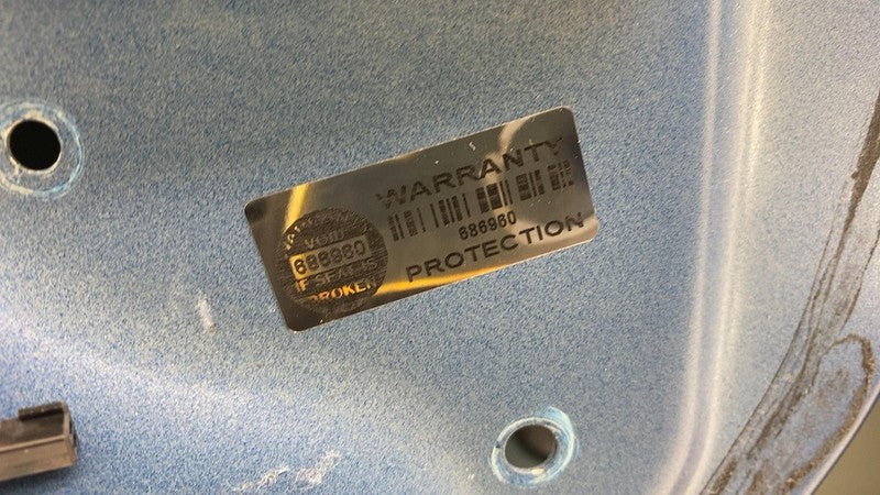 2012-2015 Tesla Model S Rear Passenger Side Door Shell Panel Right RH Blue PPSB