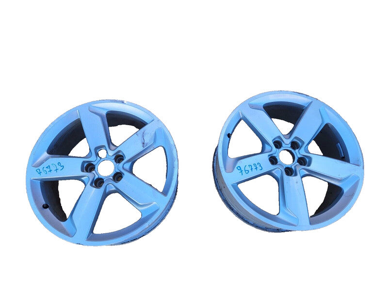8R0601025J ⭕2009-2017 Audi Q5 SET of 2 Wheel Rim 19" inch 8Jx19 5 Spoke Assembly 8R0601025J