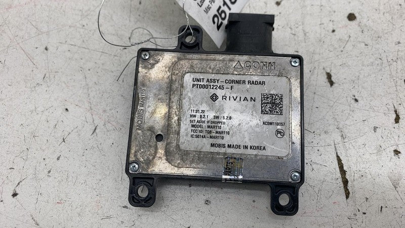 ⭕ 2022 Rivian EDV-700 Truck Rear Corner Radar Blind Spot Radar Unit PT