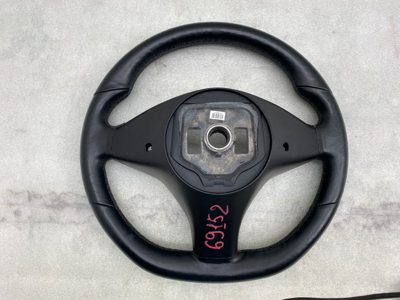 1036774-00-C ⭕ 12-15 Tesla Model S Driver Steering Wheel Heated Black Assembly 1036774-01-A