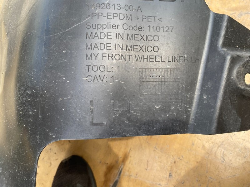 1492613 00 A ⭕ 20-23 Model Y Front Driver Wheel Fender Liner Splash Guard Left 1492613-00-A