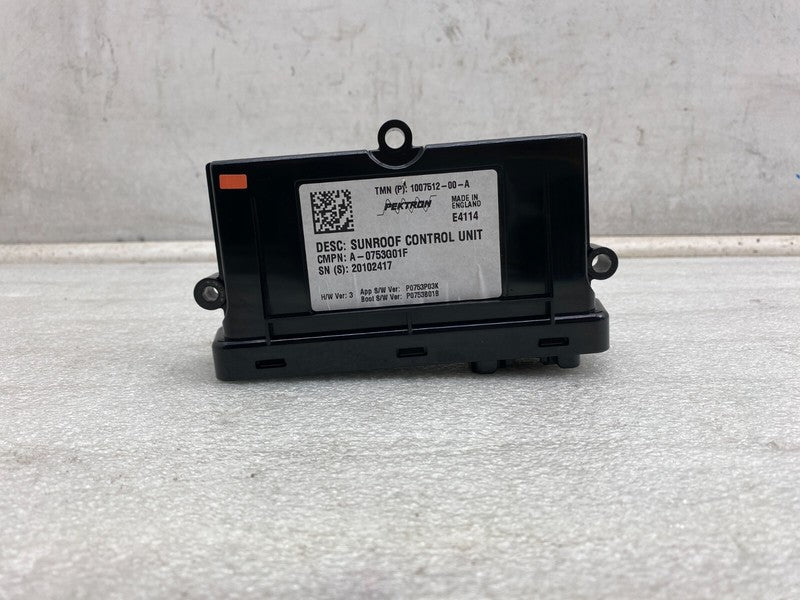 100751200A ⭕ 12-20 Tesla Model S Sunroof Controller Moon Roof Control Module 1007512-00-A