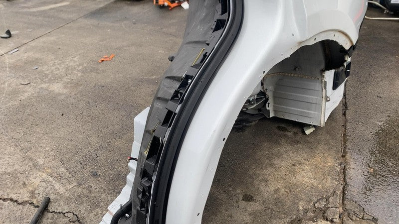 ⭕ 16-20 Tesla Model X MX Rear Left Quarter Panel Structural Cutout LH White PPSW
