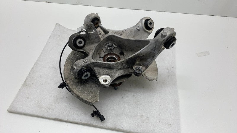 104412300B 2017-2023 Tesla Model 3 Rear Left Suspension Knuckle Spindle w/ Shield & ABS RWD