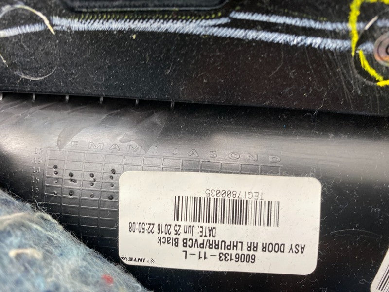 6006133 11 L ⭕ 12-20 Tesla Model S Rear Left Interior Door Panel Trim Card Cover 6006133-11-L