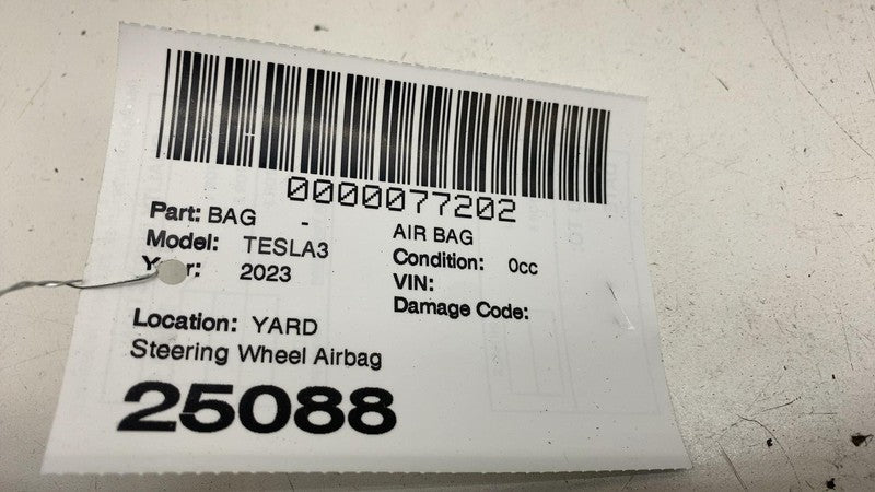 ⭕ 17-23 Tesla Model 3 Y Front Driver Steering Wheel Safety Airbag 1508