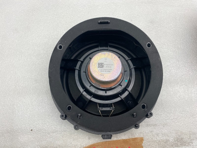 149004000B ⭕ 21-23 Model S Rear Left Side Door Audio Speaker Woofer w/ Bracket 1490040-00-B