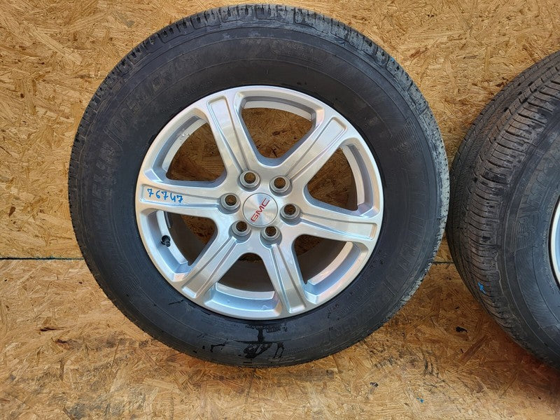 2310 1928 ⭕ 17-20 GMC Acadia Wheel Rim 17x7.5J with Michelin Tire 245/65R17 x4 23101928
